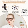 OCCI CHIARI Reading Glasses 2.5 Women Readers Oversized Frame (1.0