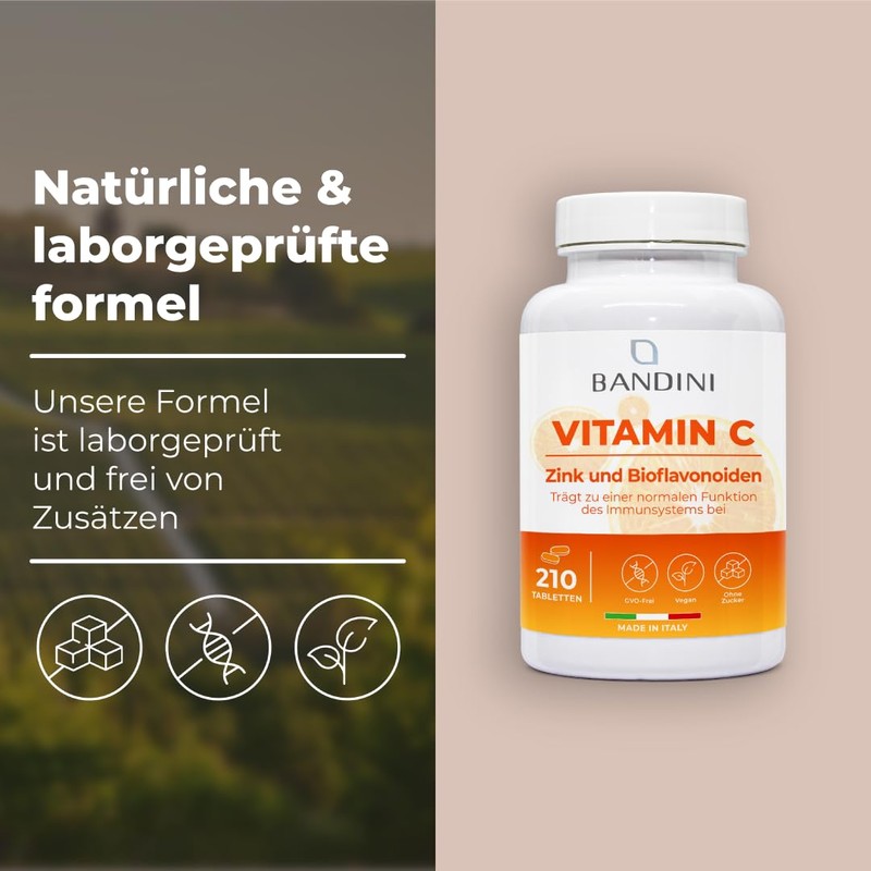 Bandini® Vitamin C 1000 mg + Zinc + Bioflavonoids |
