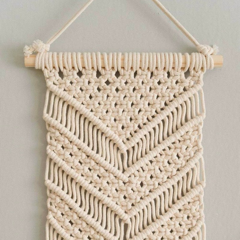 Macrame Cap Holder, Boho Hats Organizer for Baseball Caps, Hand