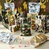 Xuniea 100 Pcs Camo Party Favor Bags Bulk Camouflage Goody