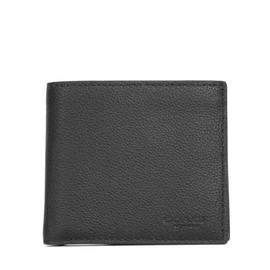Coach CR378 Men's Bifold Wallet, BLK (Black), BLK (Black)
