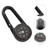 Gatuida Pocket Camping Compass Double Side Carabiner Compass Clip for