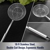 Hiware Solid Stainless Steel Spider Strainer Skimmer Ladle for Cooking