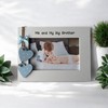 Me and My Big Brother Photo Frame Gift White Blue