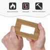 Annisrak Decorative Outlet Covers Light Oak Wood Grain 1 Gang