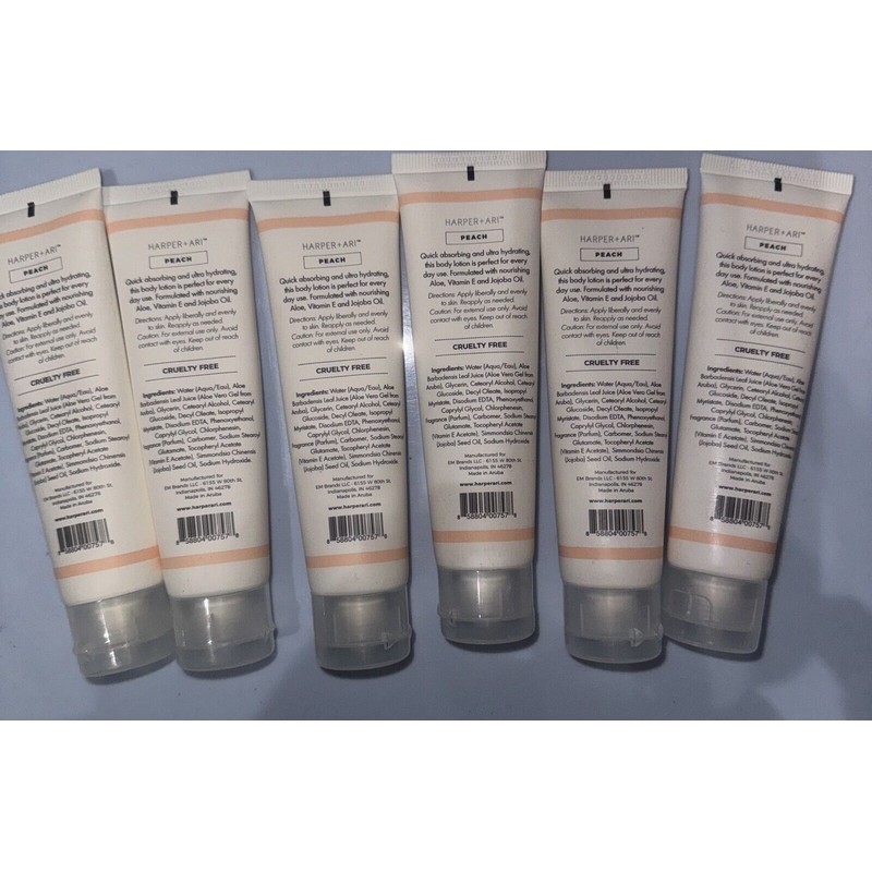 Harper + Ari PEACH Moisturizing Lotion, 2fl Oz. HARPER +