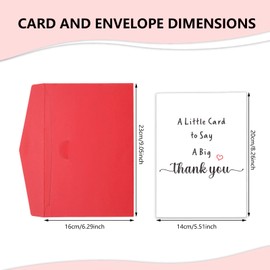 Thank You Cards for Women Men Thank You Gifts Card for Dad Mom Teacher Appreciation Card Best Friend Birthday Cards for Girls Boys Valentines Wedding Christmas Card for Adults Women Coworker Cards