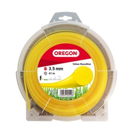 Oregon Round Mower Line 3.5 mm, Yellow, for Tall Grass, Weeds, Lawns and Dense Vegetation, Heavy Duty Professional Nylon Thread, For Most Grass Trimmers, 3.5 mm x 41 m (69-376-Y)