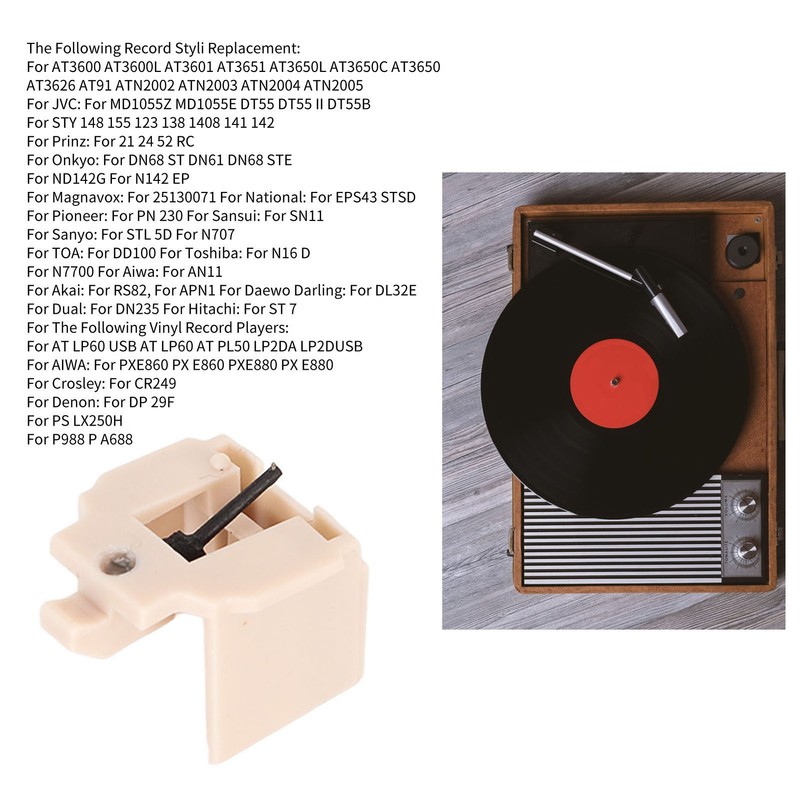 Record Player Needle Replacement High Accuracy Turntable Stylus for ATPL30