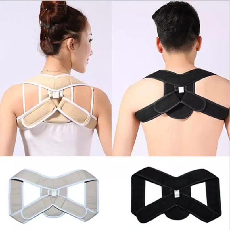 직장인 굽은등 어깨보정 공용 체형교정밴드 보호대추천 [블랙 S] Posture Correction