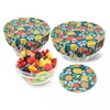PHOGARY Set of 3 Bowl Cover, Reusable Elastic Fabric Food
