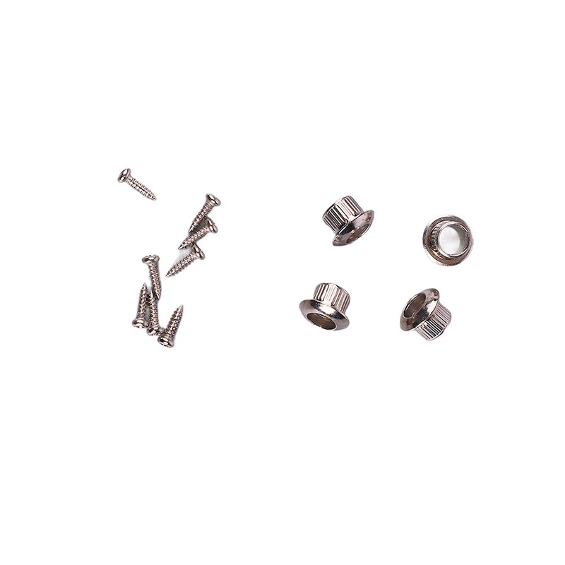 4PCS Ukulele Tuning Peg Chrome Color Metal Ukulele Machine Head
