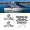 4 Piece Deck Hinge for Boat Top Mounting Accessories, Stainless