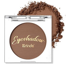 Erinde Mini Sombras Para Ojos Mate, Paleta De Sombras, Polvo Compacto Para Ojos Único, Larga Duración, Ultramezclable, Gran Pigmentación, Fórmula Vegana, #03 Marrón
