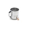Fox Run Stainless Steel Flour Sifter, 3 Cup Capacity With