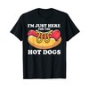 I'm just here for the hotdogs hot dog costume T-Shirt