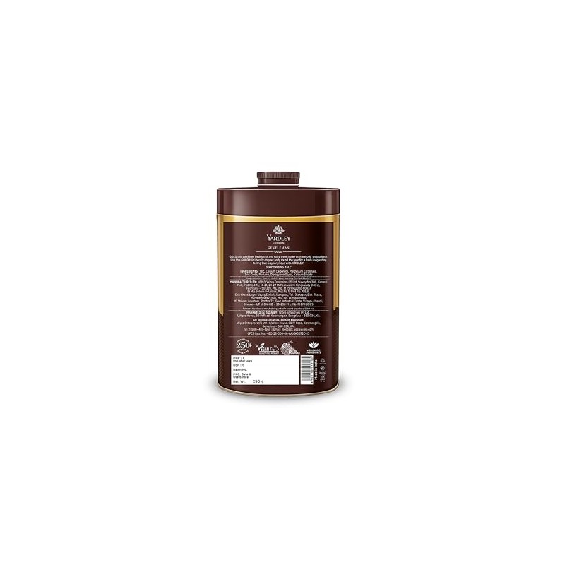 Yardley London Gold Talcum Powder - 250 g. 808 oz,