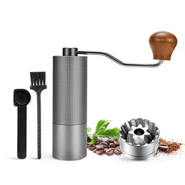 Manual Coffee Grinder,Hand Coffee Grinder with 7 Stainless Steel Conical Burr for Drip Coffee, French Press,Pour Over,Turkish Brew,especially for Espresso Commercial Coffee Maker