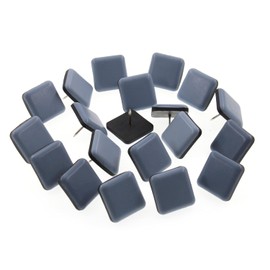 20 PCS Nail on Furniture Sliders, ULIFESTAR Heavy Duty Square PTFE (Teflon) Table Chair Leg Floor Protectors, Chair Slider Glides Wooden Furniture Movers Move Your Furniture Quietly Easily & Safety