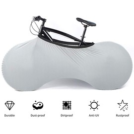 Keenso Bike Wheel Cover Dustproof Indoor Elastic Bicycle Wheel Storage Bag for Mountain Bike Road Other cycling accessories Riding