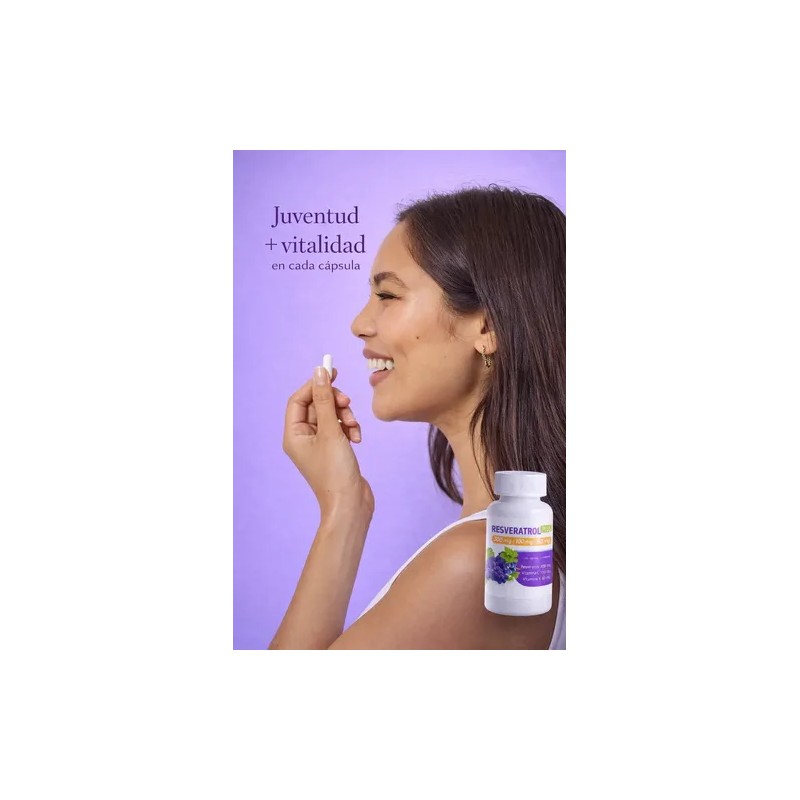 Resveratrol Suplemento Produccion Colageno Anti Envejecimien Sabor