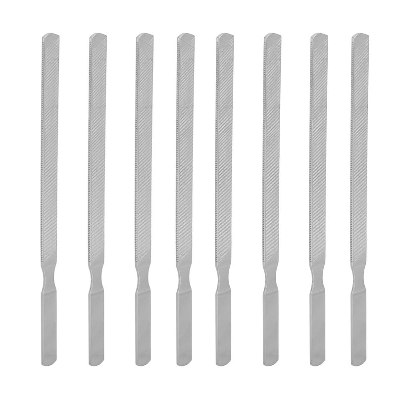 10pcs Stainless Steel Nail File 4 Sides Nail File Fine