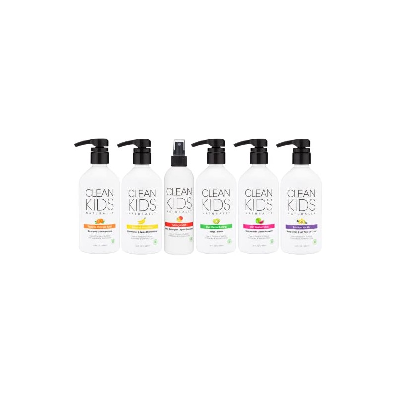 Clean Kids Naturally, desenredador de mango, 16 onzas
