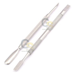 Spoon Cuticle Pusher Cleaner Trimmer Manicure Pedicure Nail Care Tools 2 Pc Set by G.S Online Store