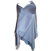 Scarf_tradinginc® Twill Pashmina/Shawl/Wrap/Stole (Silver)