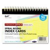 Premier Office Spiral Bound Index Cards. 6 x 4" 50