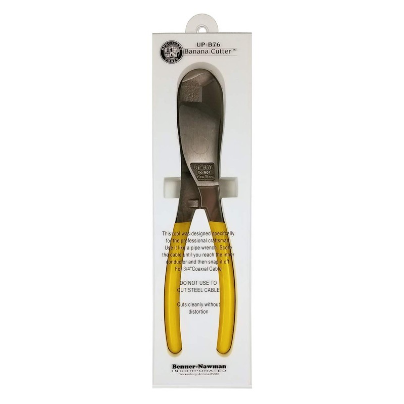 Benner Nawman Banana Cable Cutter, For Coax Up To .75"