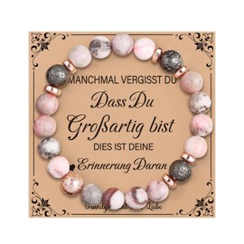 VivaJoy Gifts for Women, Birthday Bracelet Ladies Natural Stone 16th 18th 30th 40th 50th 60th Birthday, Stone, Agate