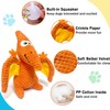 LWBMG Squeaky Dog Toys Plush Dog Toy with Crinkle Paper