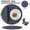 Washable Placemats and Coasters, Double-Sided Non-Slip Place Mats Leather Look