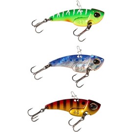 Berkley Power Blade Metal Fishing Lure 3 Pack – Ideal for Lure Anglers Fishing for Perch, Pike, Zander, Chub, Trout, and More – A Finesse Lure Designed to Bring Bites, 7g | 44mm