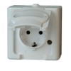 Kopp 103302007 Electric Plug Socket Protective Cover with Lid Blue