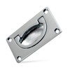 Foresti & Suardi - Chrome-plated brass furniture handle, inlet handle,