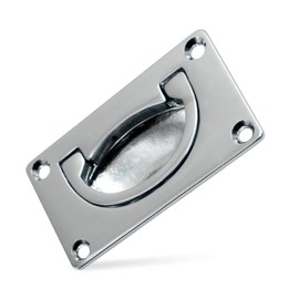 Foresti & Suardi - Chrome-plated brass furniture handle, inlet handle, floor lifter, inlet handle, hatch handle, hatch lifter, hanging handle