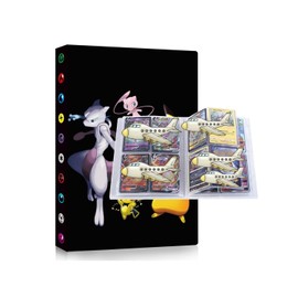 Card Scrapbook, Trading Cards Books, Card Folder, 4 Pockets, Card Book, 30 Pages Can Hold 240 Cards (Album01)