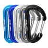 TITECOUGO Carabiner, Small, Multifunctional, Backpack, Trinket Case, Stylish, Aluminum, D-Ring,