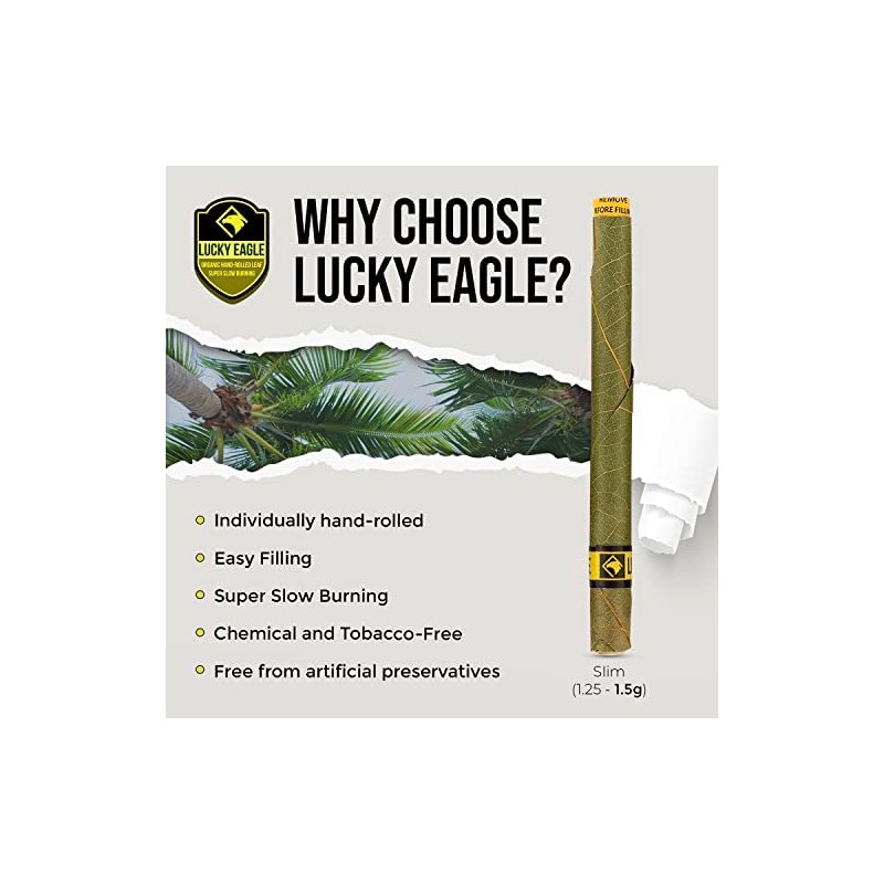 Lucky Eagle Pre Wrap Slim Cones - Slim PreRolled Palm