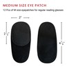 Astropic 12Pcs Eye Patches for Adults Kids Glasses (Medium, Black)
