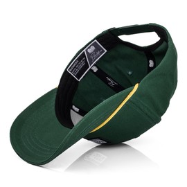 Blackskies High Grade Classic Baseball Cap | Unisex Stnapback Cap Men Ladies Basecap Curved Polo Hat - Green-Gold