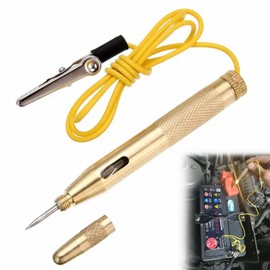 Car Voltage Tester Pen Tool, Car Voltage Tester Pen, Car Voltage Tester, Car Voltage Tester with Crocodile Clip, Car Truck DC 6V/12V/24V Test Light Electric Circuit