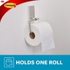 Command Toilet Paper Holder Satin Nickel with Water Resistant Command