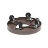 Devault DEV3015E 12 Inch Plant Dolly with Hole Espresso
