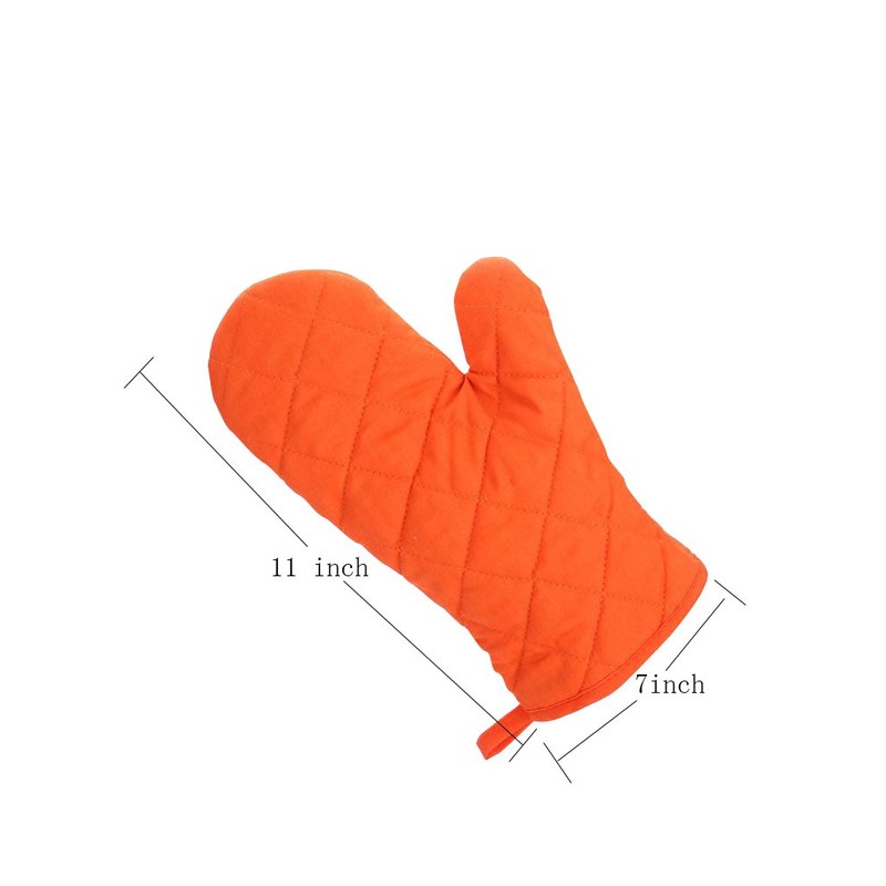 Nachvorn Oven Mitts, Premium Heat Resistant Kitchen Gloves Cotton &
