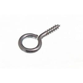 1000 x 20mm Closed Screw In Hooks