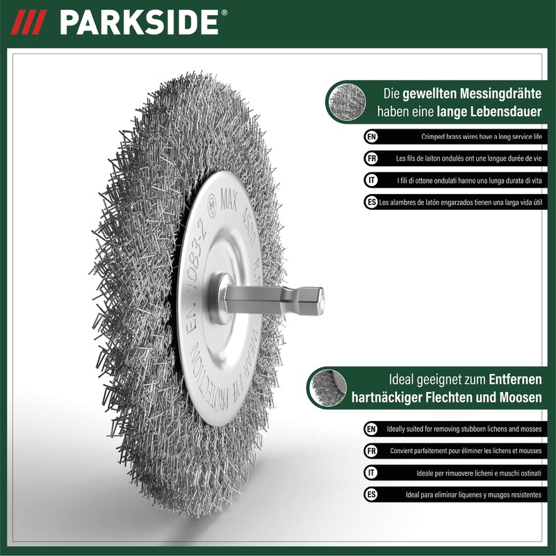 Parkside Metal Grout Brush for Parkside Universal Brush PUB 500
