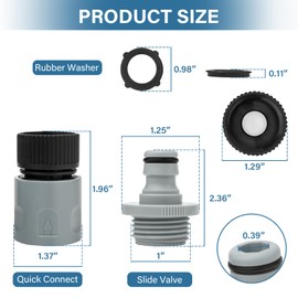 Boat Engine Flush Kit for Seadoo 1997-2011 Jetski PWC (Except 1999 & 2000 GTS) - Boat Hose Quick Release Kit for Kawasako Jet Ski Four-Stroke Engine